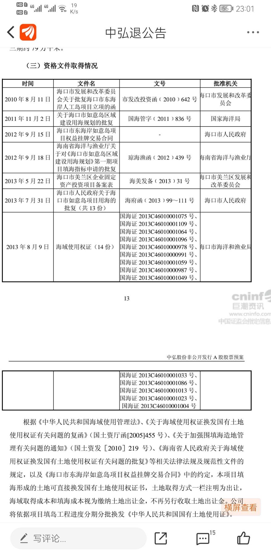 中弘退最新公告解读